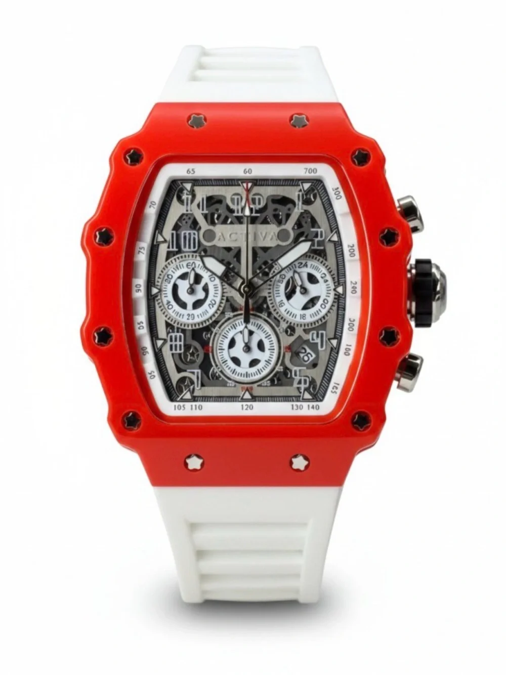 Activa Fury X Invicta Men's Watch w/ Skeleton Dial 44.3mm White ACW2305-022 NIB